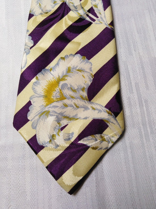HUGO BOSS 100% SILK TIE SETA CRAVATTA NECKTIE MADE IN ITALY
