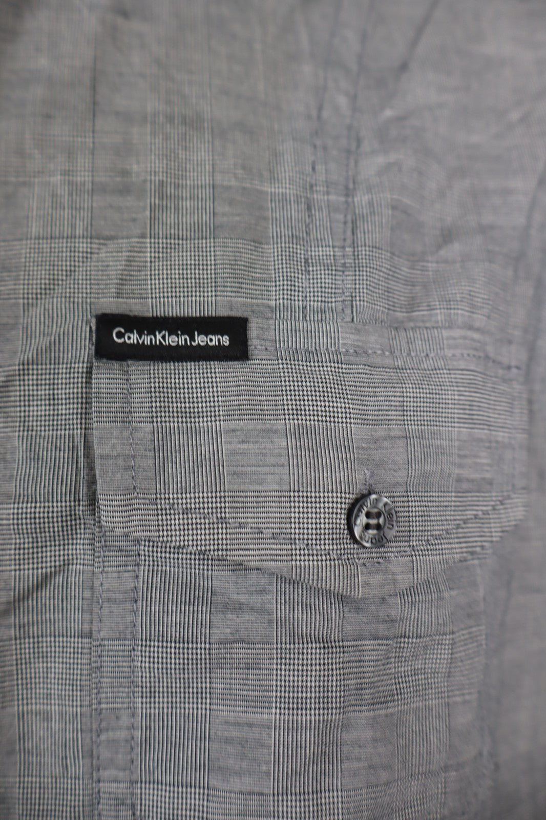 CALVIN KLEIN JEANS CAMICIA SHIRT UOMO Tg L MAN VINTAGE CASUAL COTONE COTTON