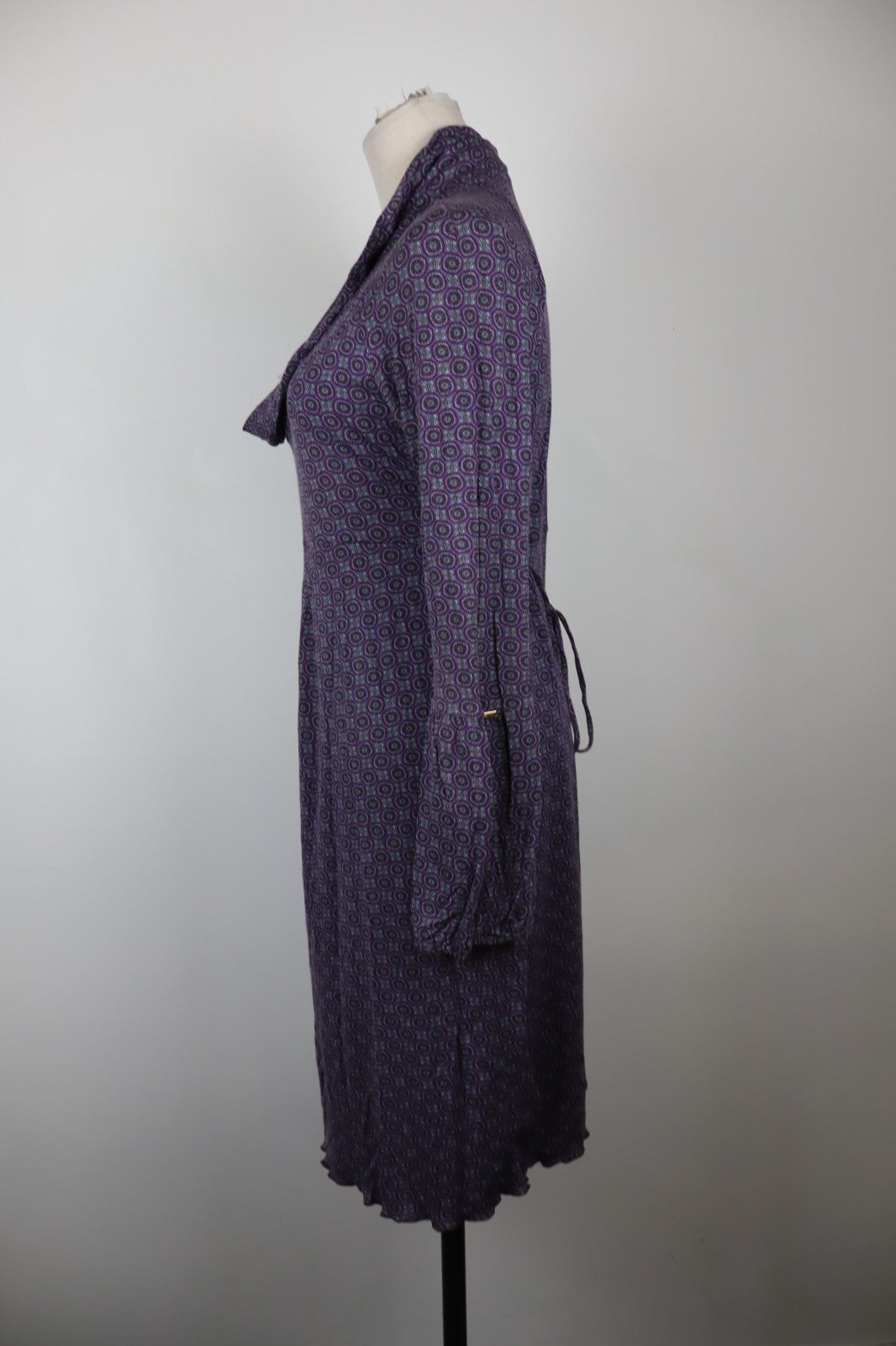 MARELLA SPORT VESTITO ABITO DONNA TG. M WOMAN CASUAL VINTAGE DRESS MANICA LUNGA