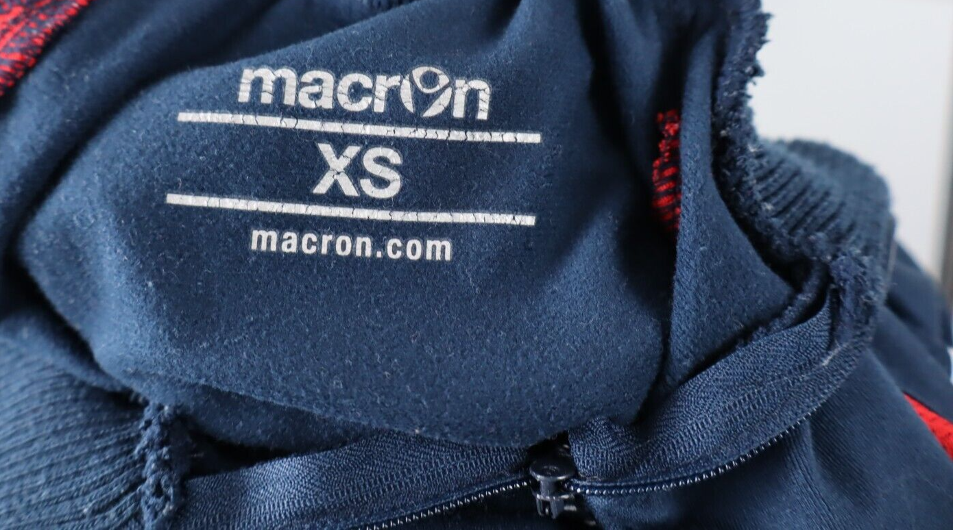 MACRON  BOLOGNA MAGLIA T-SHIRT CALCIO UOMO TG XS SOCCER SHIRT TRIKOT JERSEY