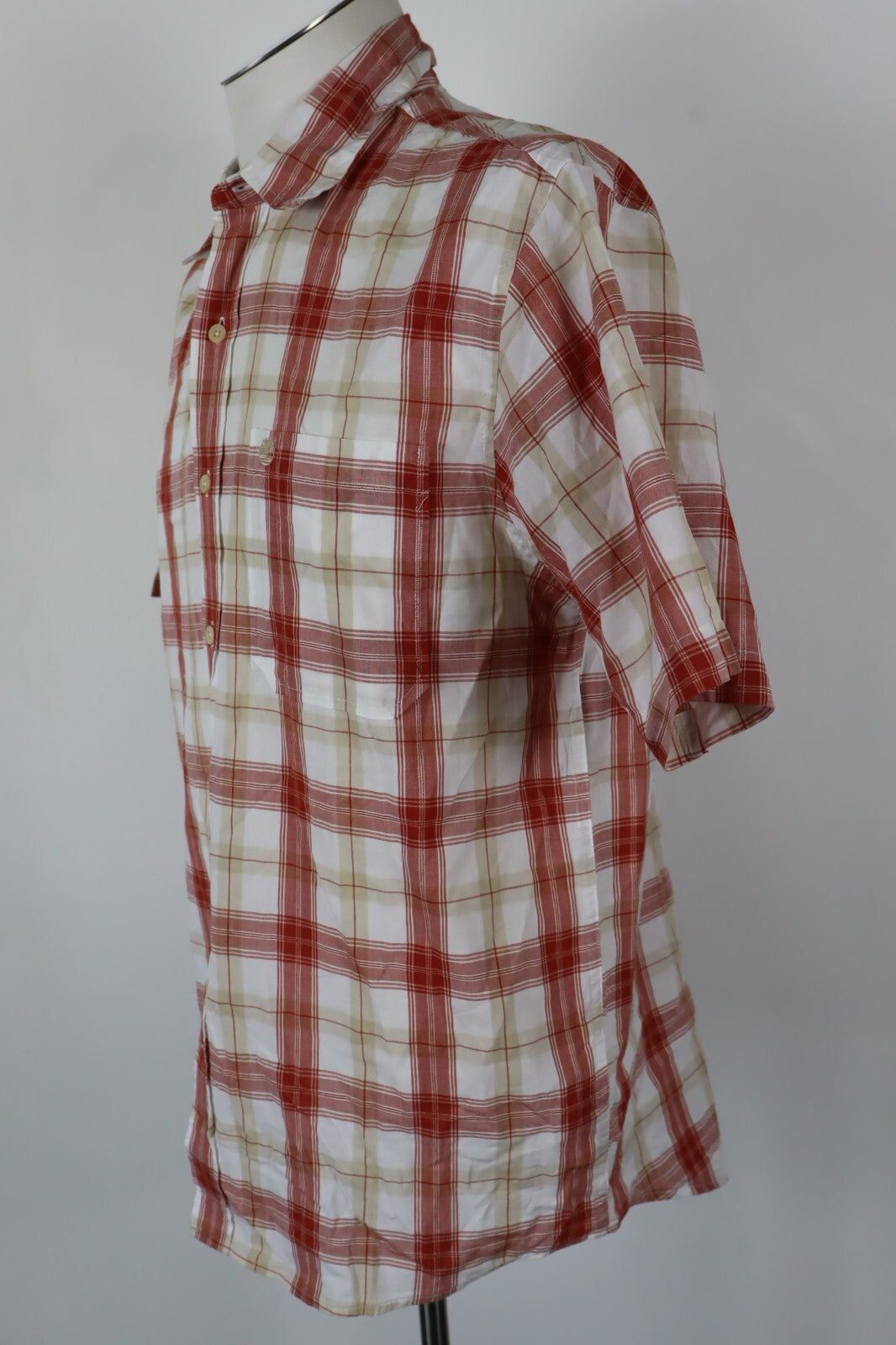 TIMBERLAND CAMICIA UOMO TG M  MAN CASUAL VINTAGE SHIRT COTONE