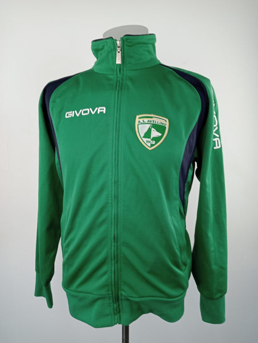 GIVOVA AS AVELLINO GIACCA FELPA SPORT CALCIO UOMO Tg S VINTAGE JACKET