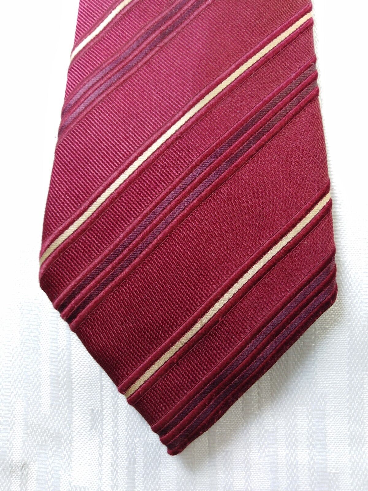 NINO SALZANO 100% SETA SILK TIE CRAVATTA NECKTIE VINTAGE CLASSIC ITALY