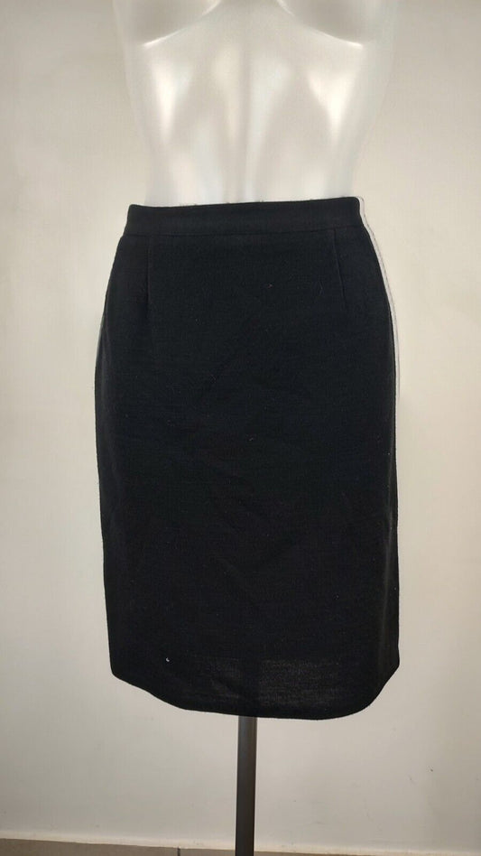 LUISA SPAGNOLI GONNA DONNA LANA WOMAN WOOL SKIRT Tg. 46 CASUAL VINTAGE