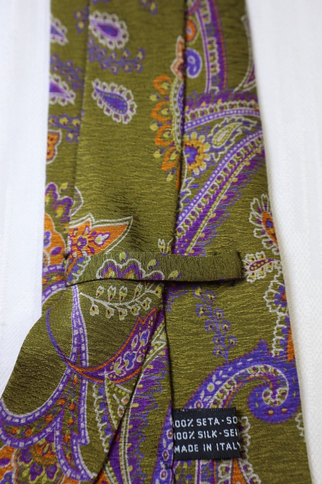 BYBLOS 100% SETA SILK TIE CRAVATTA NECKTIE ITALY VINTAGE CLASSIC