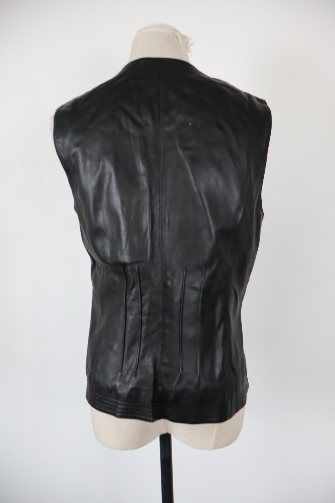 PENNY BLACK GIUBBINO PELLE DONNA 46 LEATHER WOMAN JACKET CASUAL SENZA MANICHE