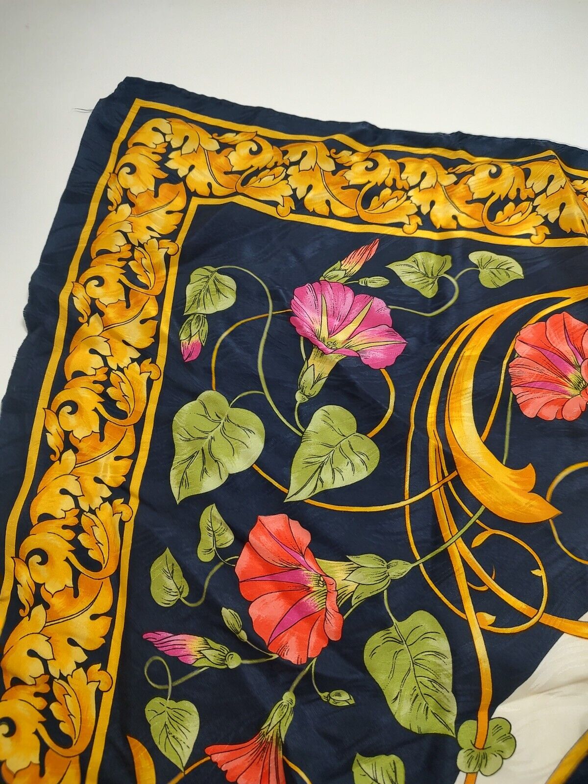R  FOULARD 100% SILK SCARVES SCARF RECTANGLE SETA MADE IN ITALY