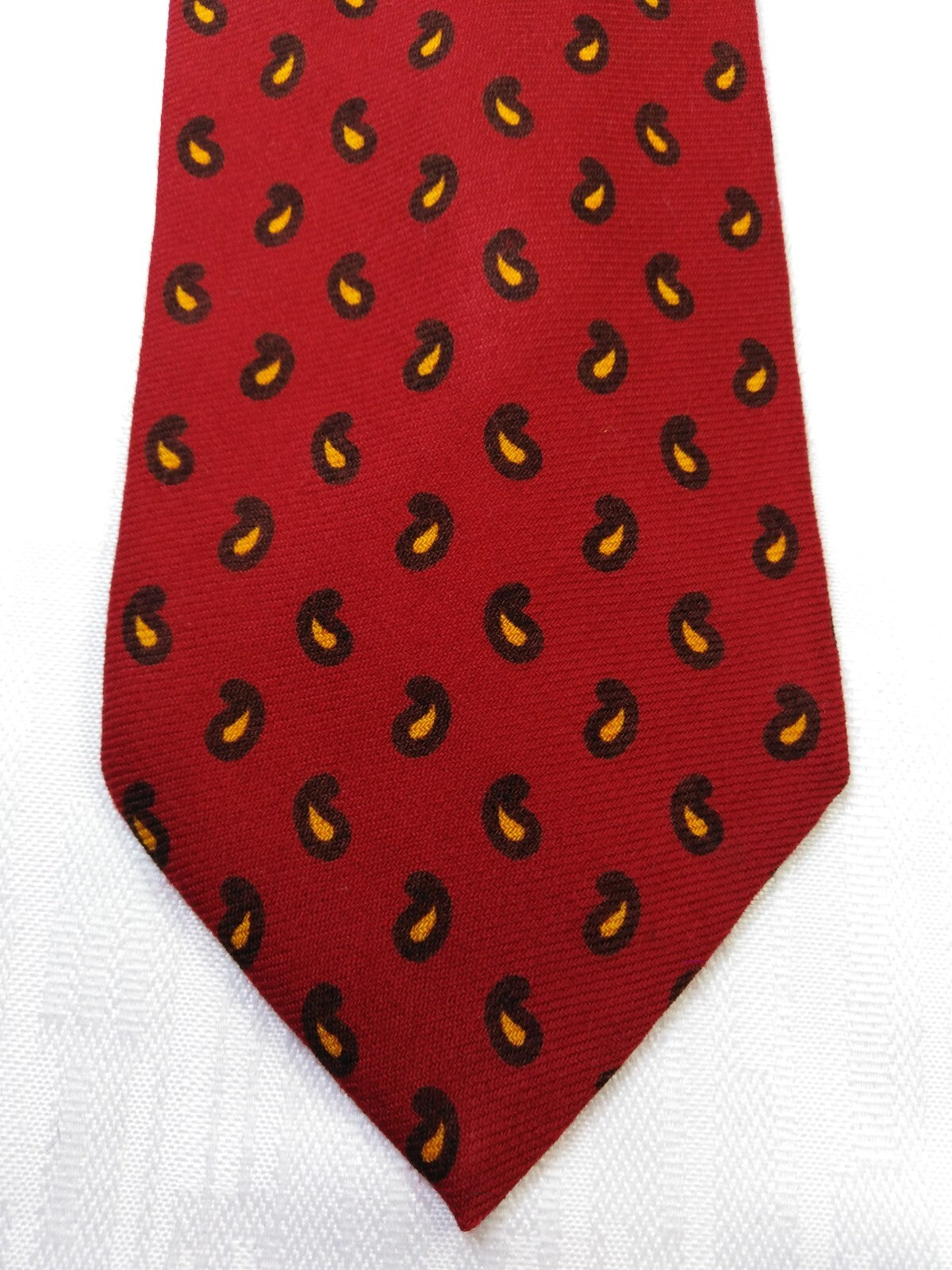 TED LAPIDUS 100% LANA WOOL TIE CRAVATTA NECKTIE ITALY VINTAGE CLASSIC