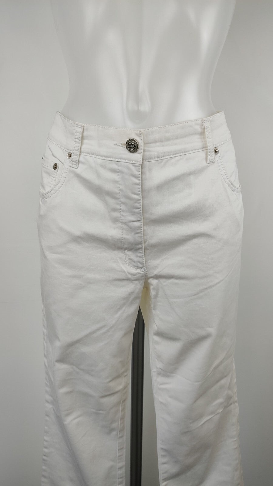 ROCCOBAROCCO PANTALONE CASUAL DONNA TG. 48 WOMAN VINTAGE PANTS COTONE