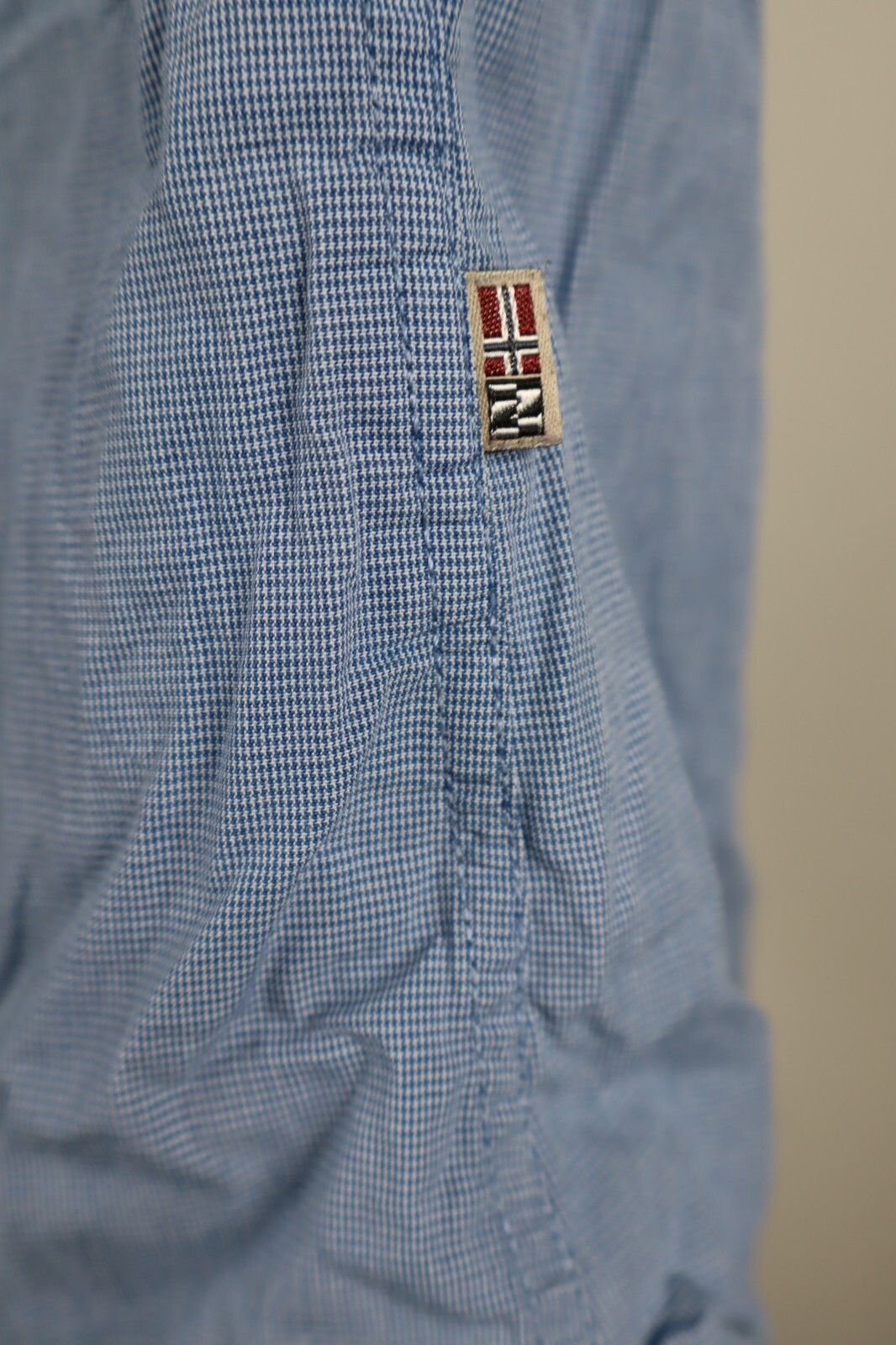 NAPAPIJRI CAMICIA UOMO COTONE TG. M MAN CASUAL VINTAGE COTTON SHIRT URBAN FIT