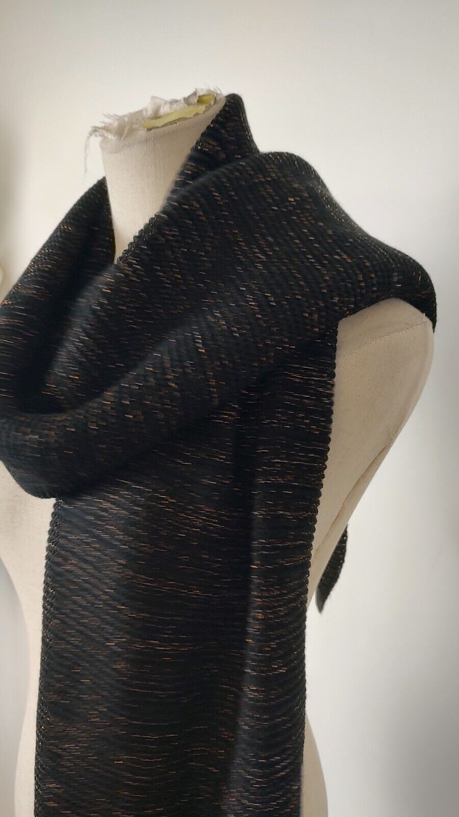 PIERRE CARDIN SCIARPA UOMO DONNA WOMAN MAN VINTAGE CASUAL SCARF METALLO