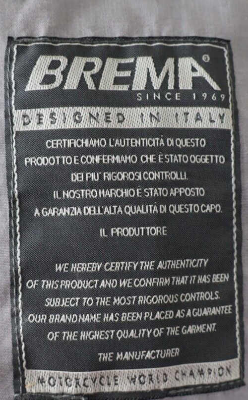 BREMA GIUBBINO SMANICATO UOMO TG 42 MAN CASUAL VINTAGE JACKET