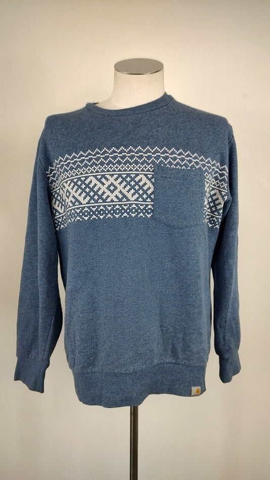 CARHARTT FELPA UOMO MAGLIA Tg M MAN SPORT SWEATSHIRT VINTAGE CASUAL