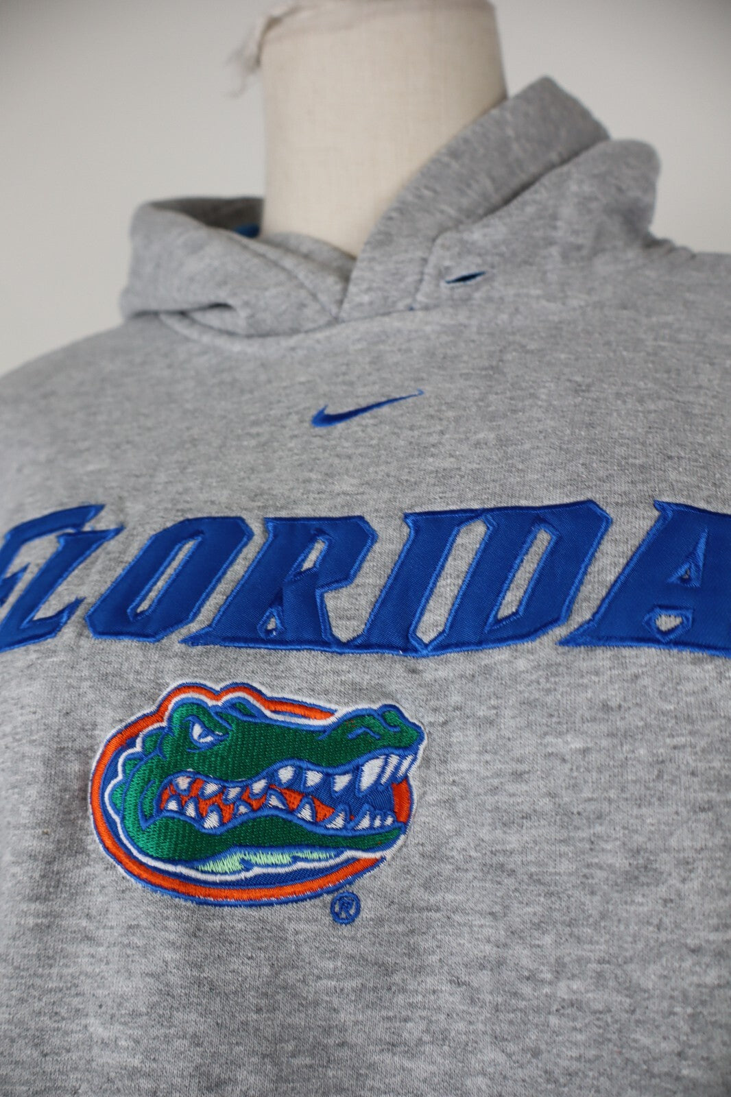 NIKE FLORIDA FELPA CAPPUCCIO DONNA Tg L WOMEN CASUAL VINTAGE SPORT SWEATSHIRT