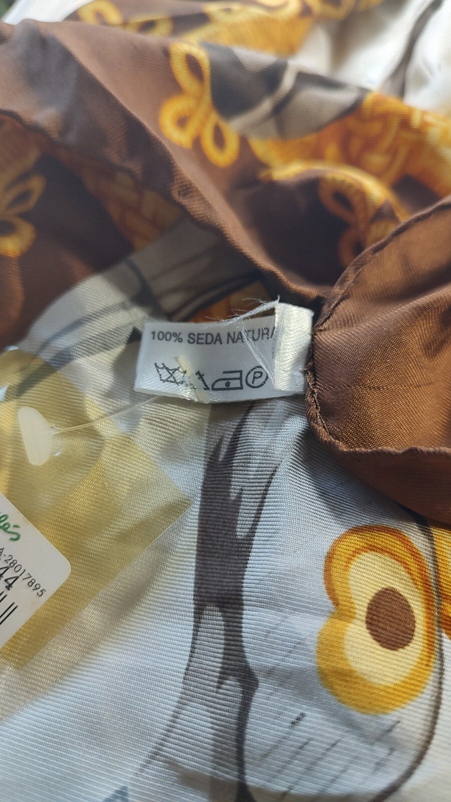 FOULARD 100% SILK SETA SCARVES SCARF SQUARE MADE IN ITALY