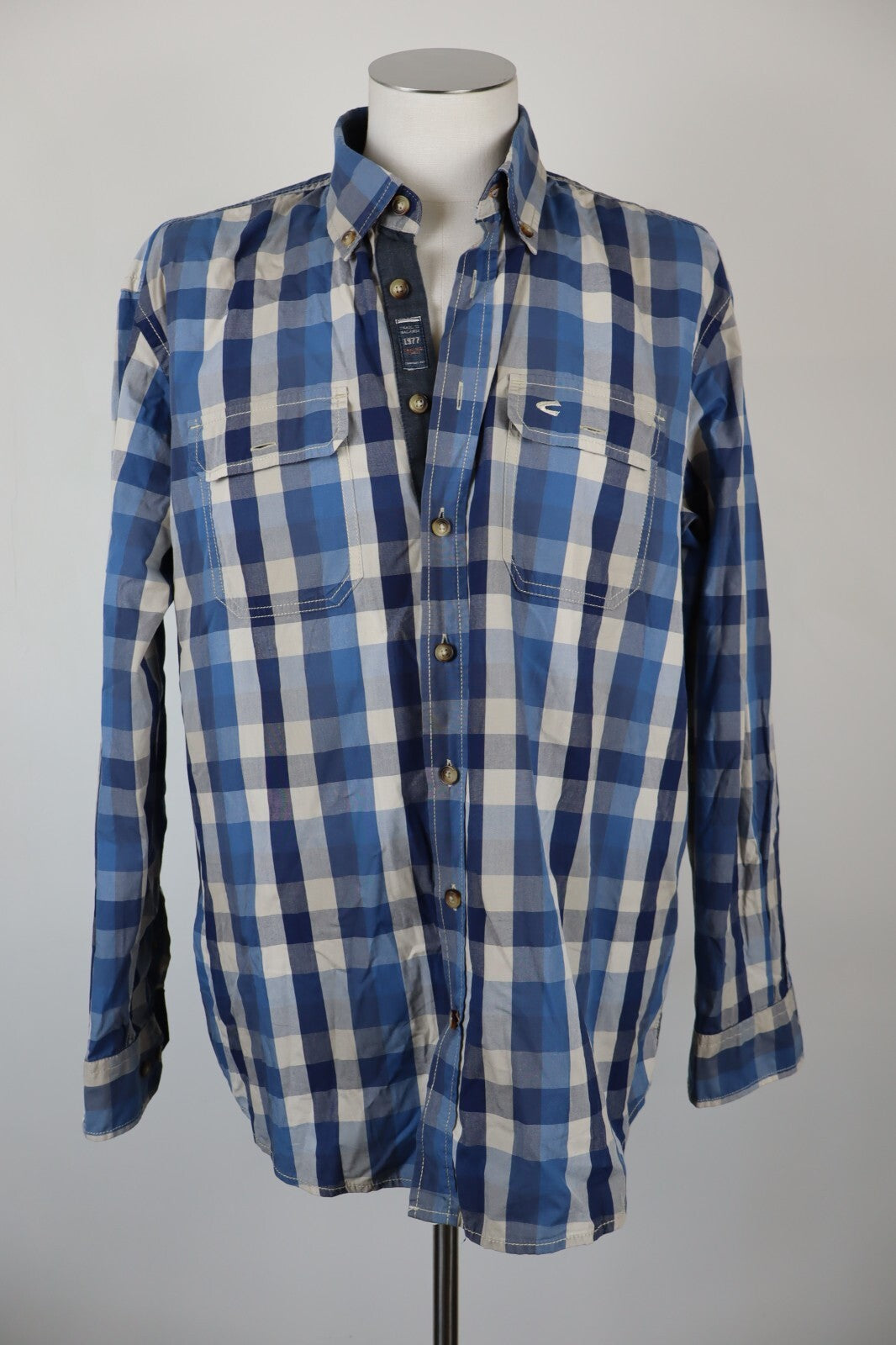 CAMEL ACTIVE CAMICIA UOMO COTONE COTTON TG. XL  MAN CASUAL VINTAGE SHIRT