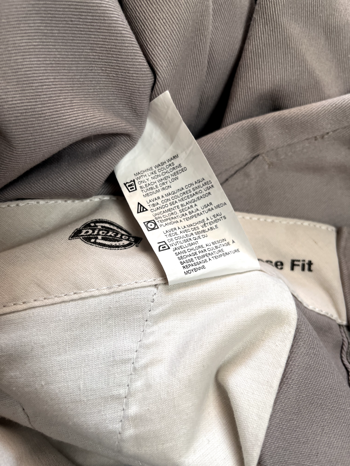 DICKIES PANTALONCINO UOMO TG. L MAN VINTAGE CASUAL PANTS COTONE COTTON