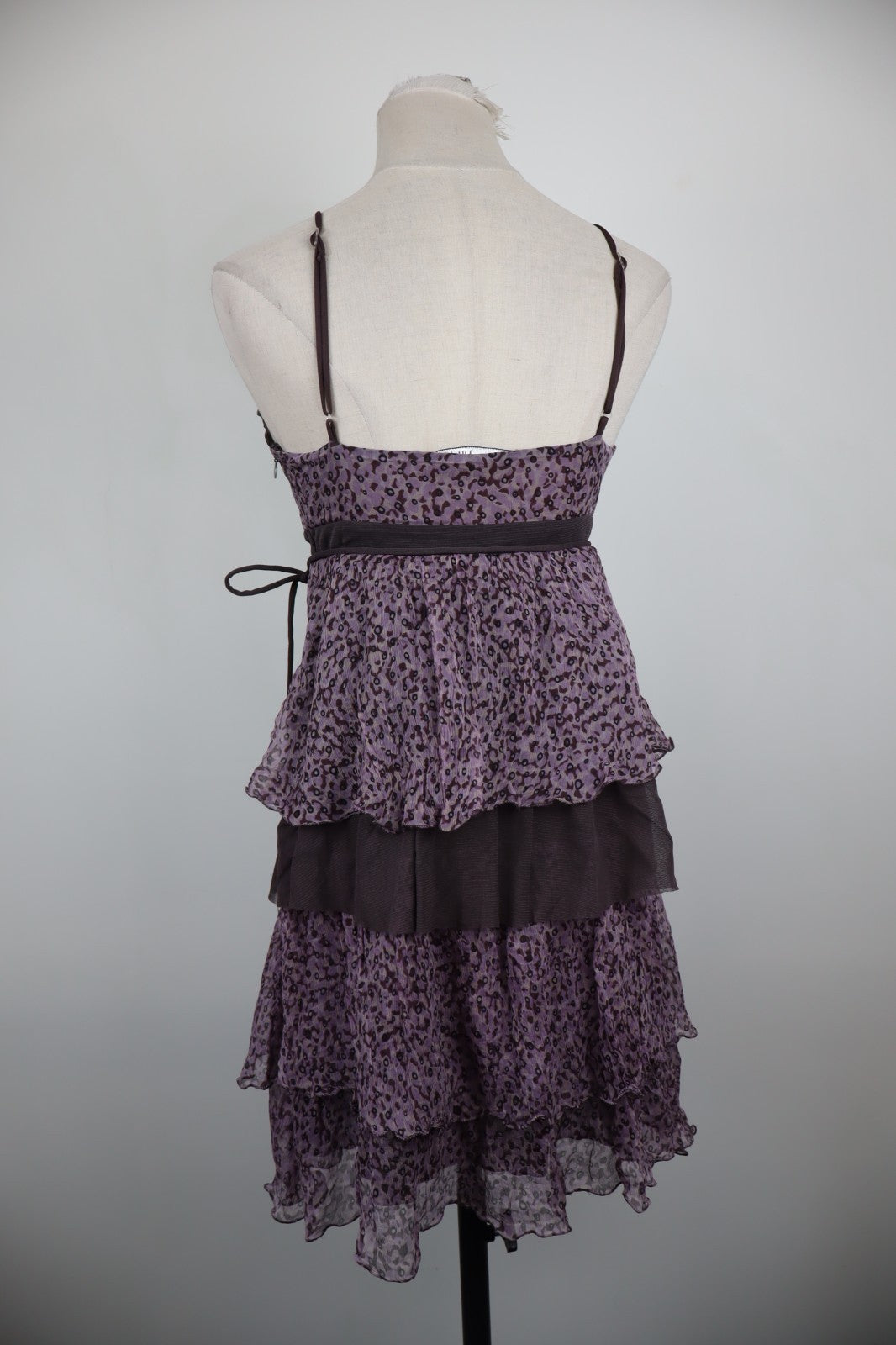 LIU JO VESTITO ABITO A BRETELLE DONNA TG. 42 WOMAN CASUAL VINTAGE DRESS VELATO