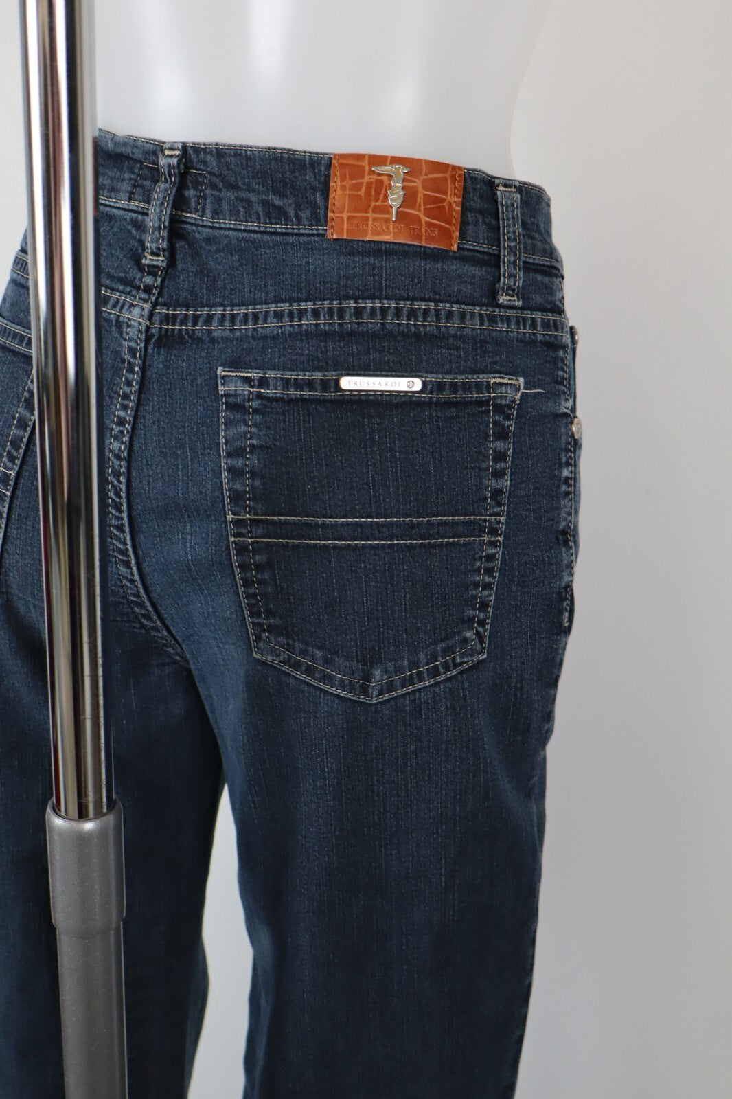 TRUSSARDI PANTALONE CASUAL DONNA TG W29 WOMAN VINTAGE PANTS DENIM