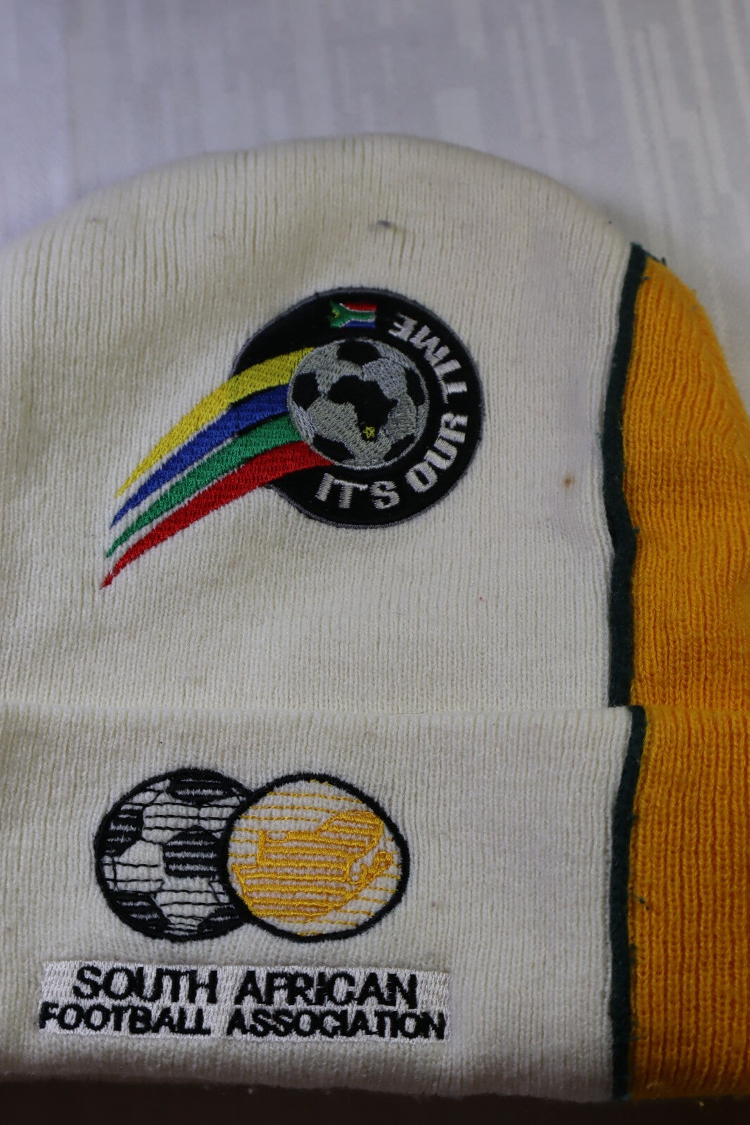 BAFANA OFFICIAL CAPPELLO SUD AFRICA BERRETTO BEANIEE UOMO UNISEX TG UNICA CALCIO