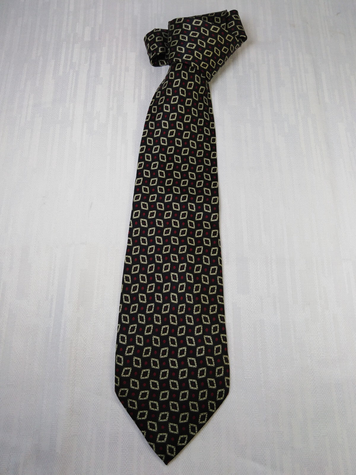 ROXY ROMA 100% SILK TIE SETA CRAVATTA NECKTIE MADE IN ITALY