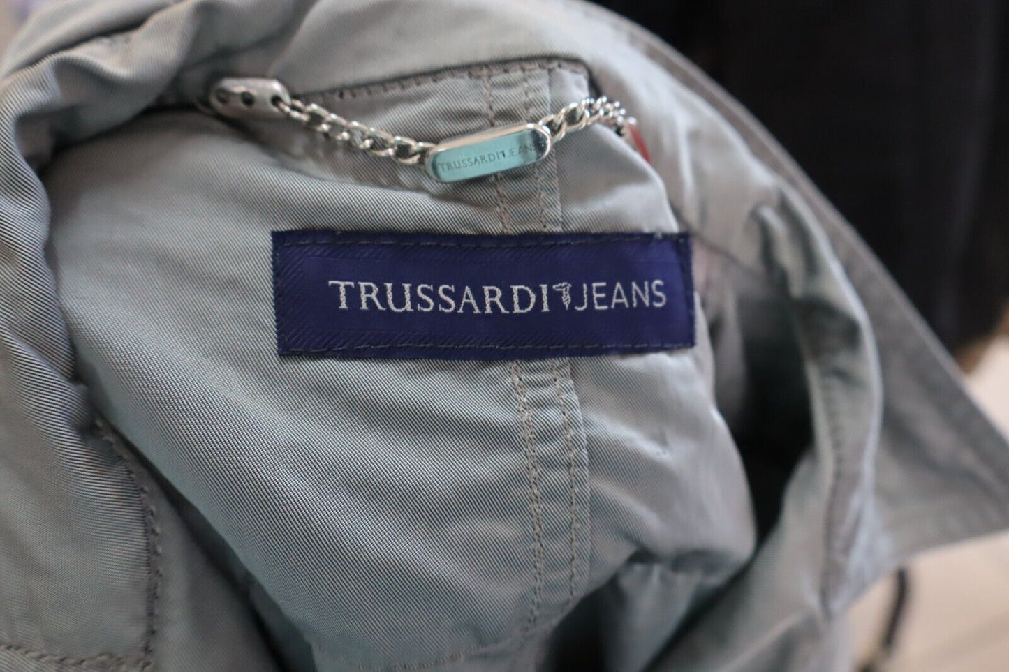 TRUSSARDI JEANS GIUBBINO LEGGERO GIACCA DONNA TG 40 WOMAN CASUAL JACKET VINTAGE