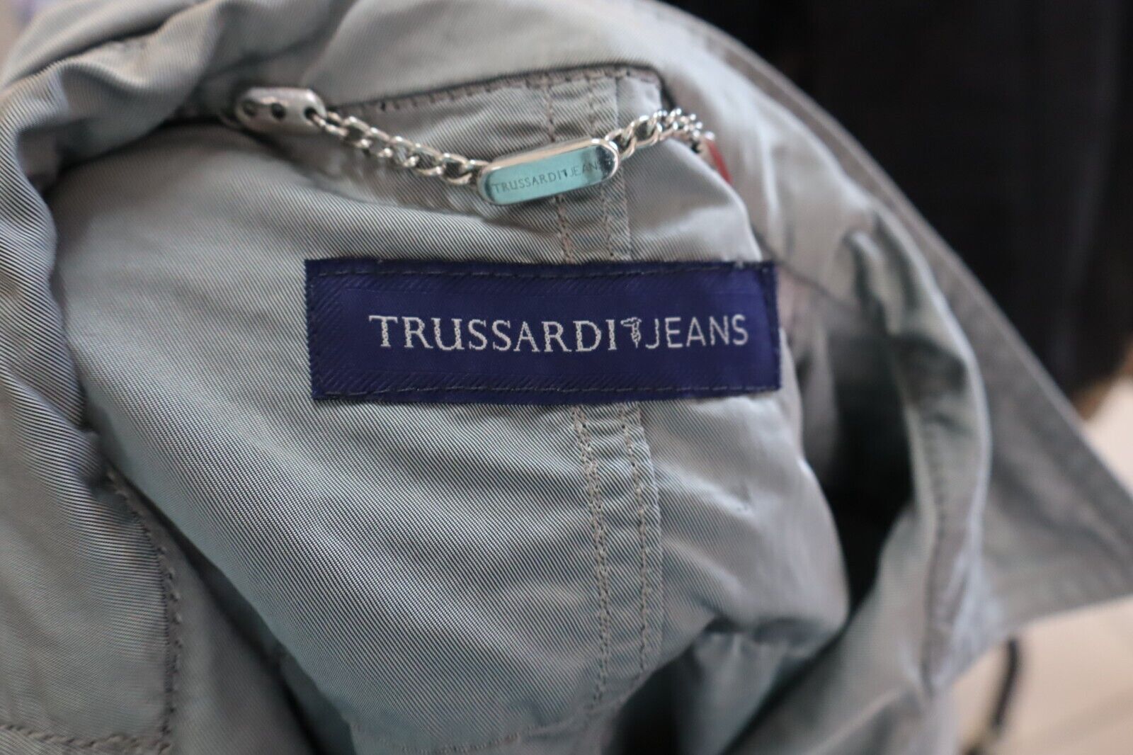 TRUSSARDI JEANS GIUBBINO LEGGERO GIACCA DONNA TG 40 WOMAN CASUAL JACKET VINTAGE