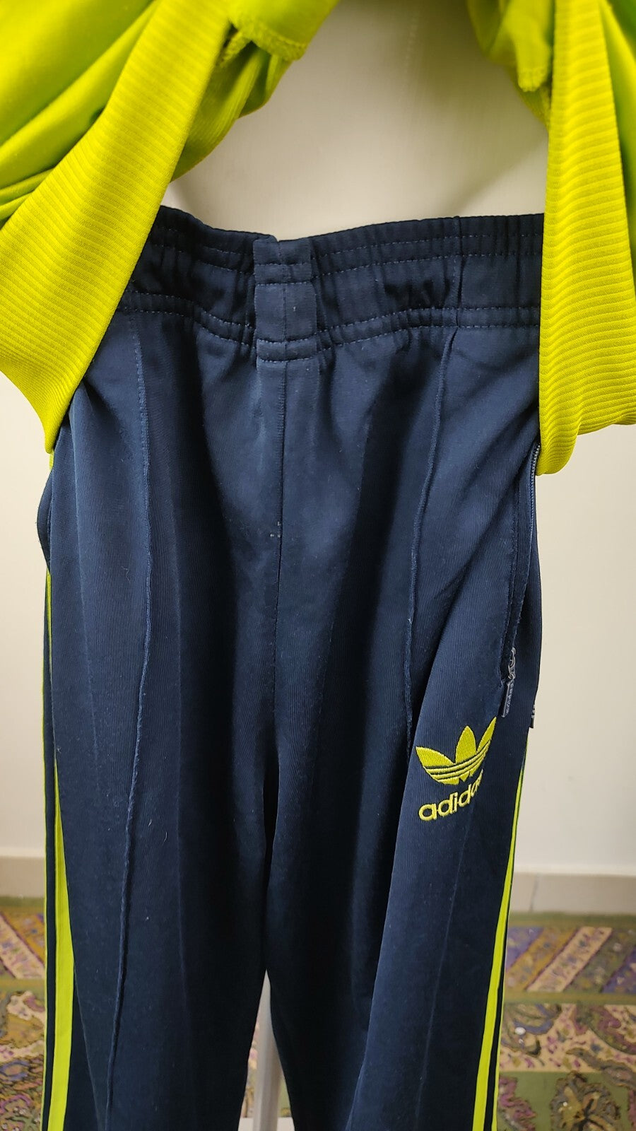 ADIDAS TUTA COMPLETA DUE PEZZI Tg. 5 TRACKSUIT JACKET PANTS UOMO SPORT
