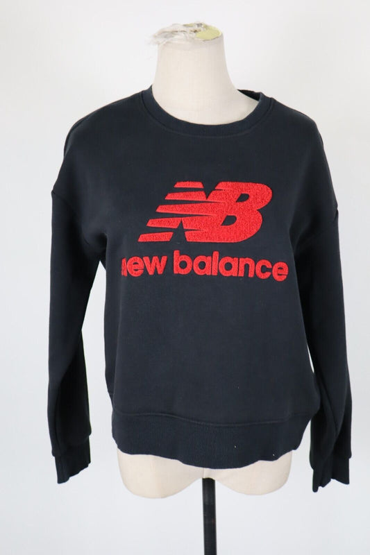 NEW BALANCE FELPA DONNA Tg M WOMAN CASUAL VINTAGE SPORT SWEATSHIRT