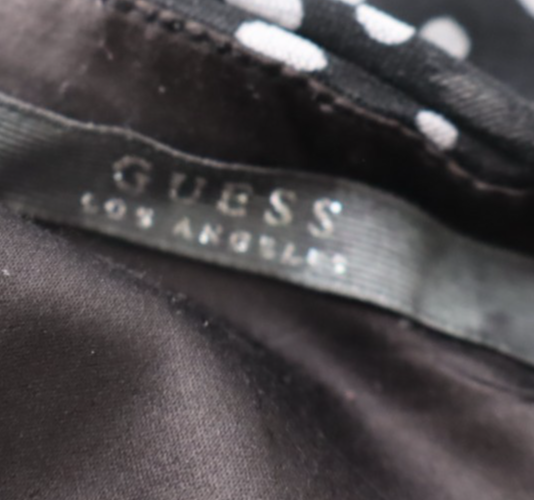GUESS LOS ANGELES VESTITO SMANICATO DONNA TG L WOMAN CASUAL VINTAGE DRESS ABITO