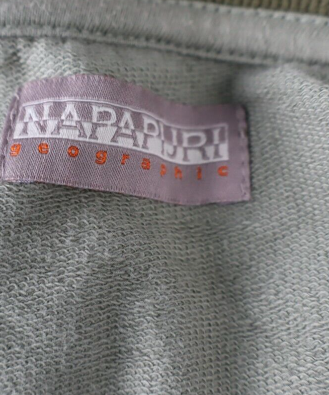 NAPAPIJRI FELPA DONNA Tg S WOMAN CASUAL VINTAGE SPORT SWEATSHIRT COTONE