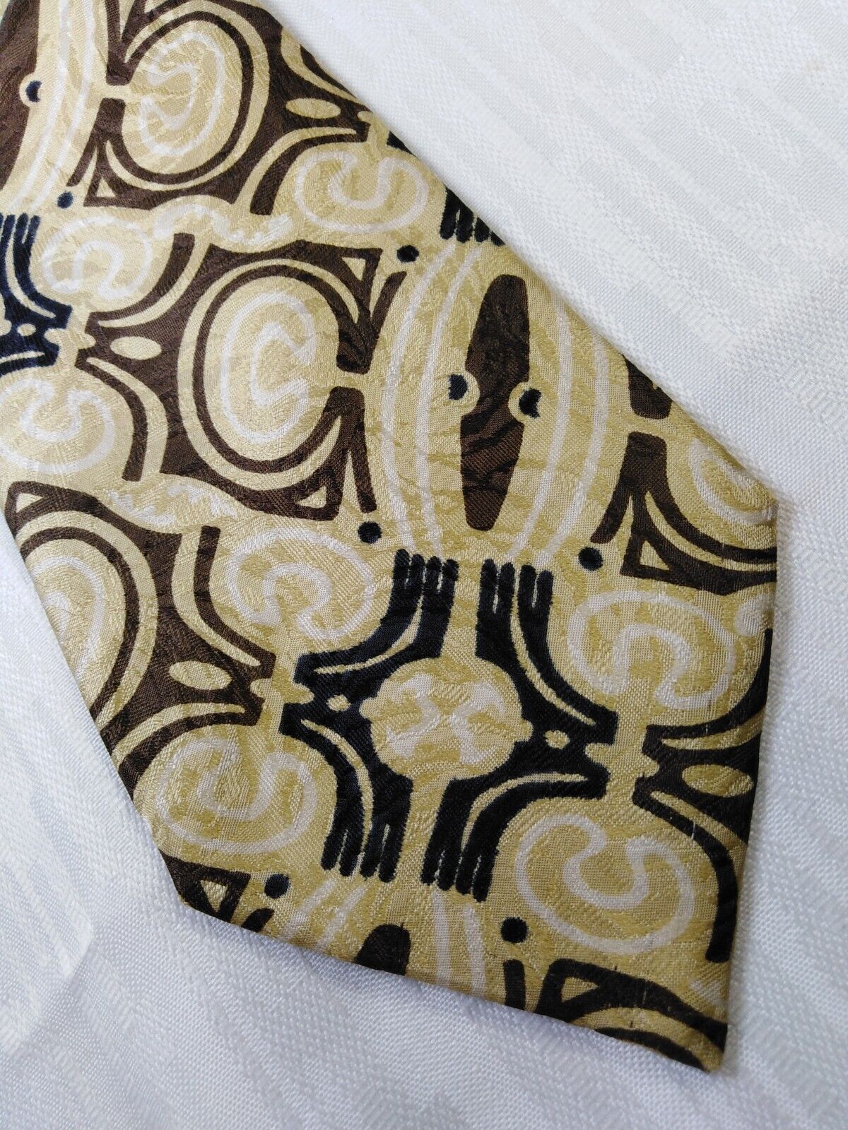 TINO COSMA 100% SETA SILK TIE CRAVATTA NECKTIE ITALY VINTAGE CLASSIC