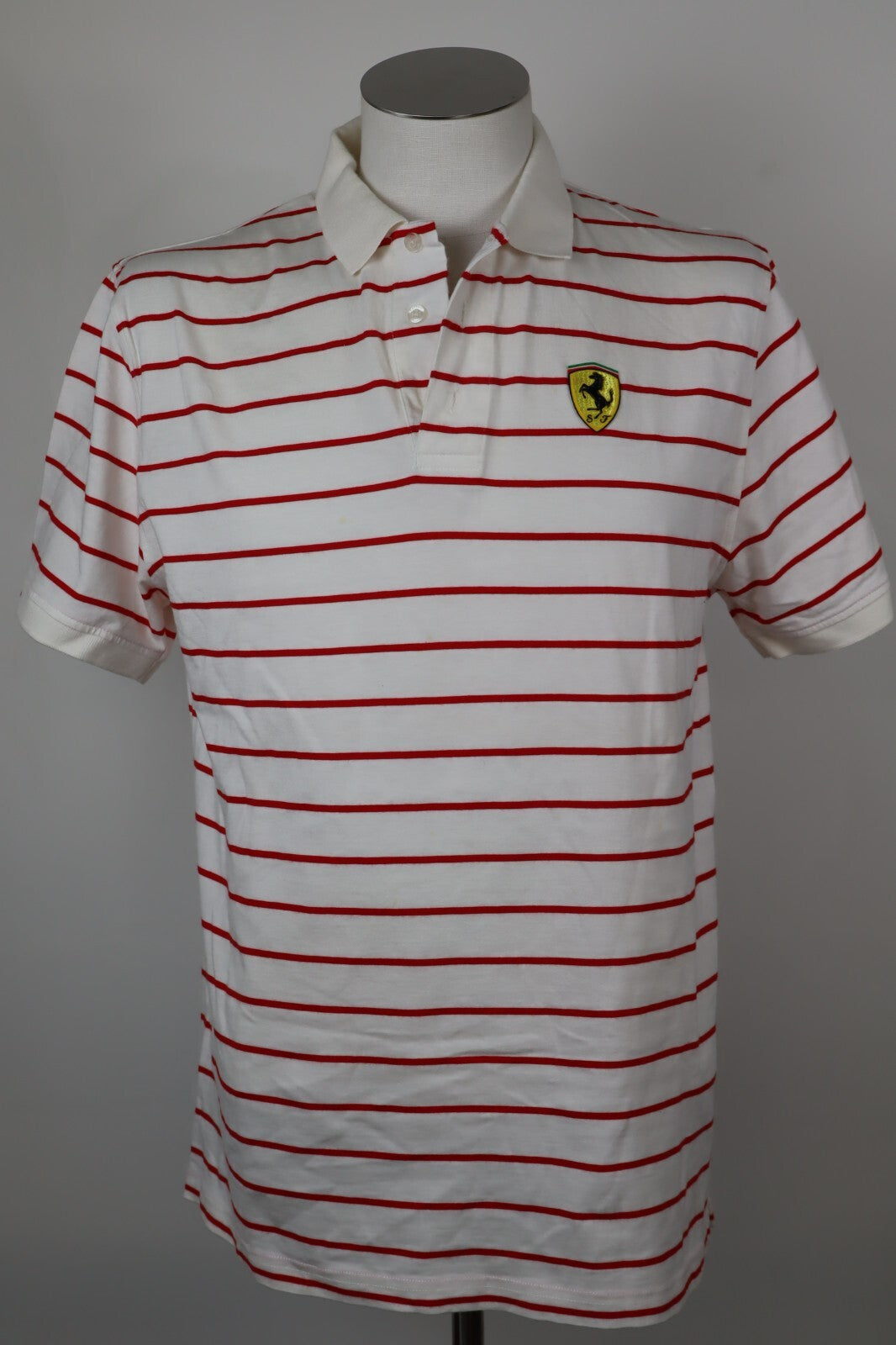 FERRARI FORMULA 1 F1 POLO MAGLIA UOMO Tg L MAN VINTAGE SPORT CON TAG COTONE