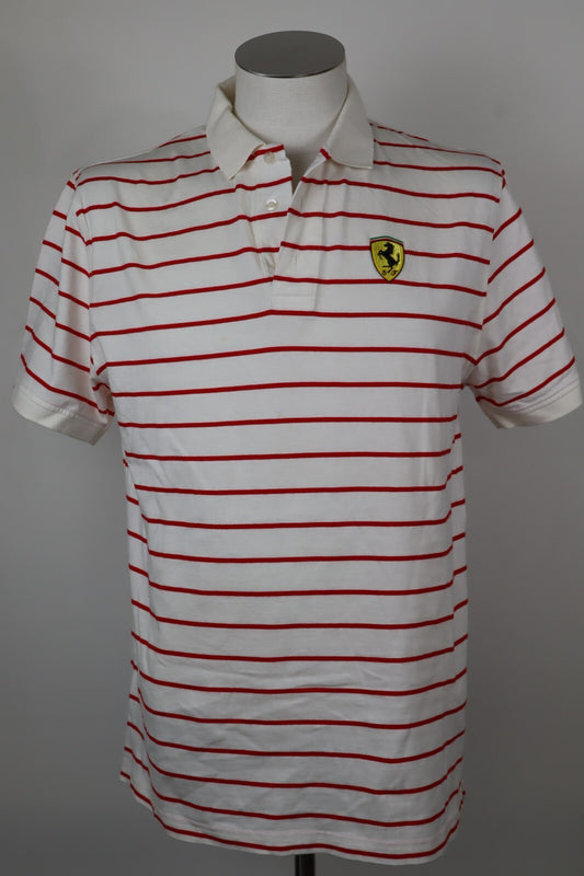 FERRARI FORMULA 1 F1 POLO MAGLIA UOMO Tg L MAN VINTAGE SPORT CON TAG COTONE