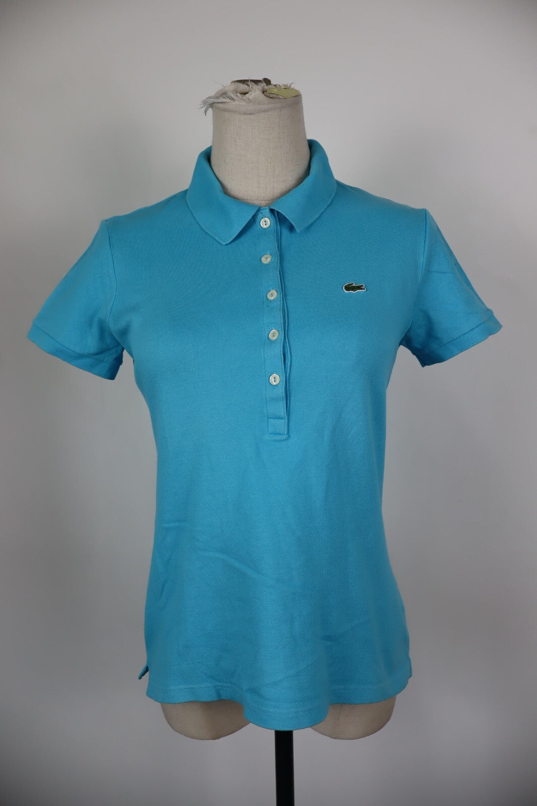 LACOSTE POLO MAGLIA T-SHIRT DONNA COTONE TG 40 WOMAN CASUAL VINTAGE