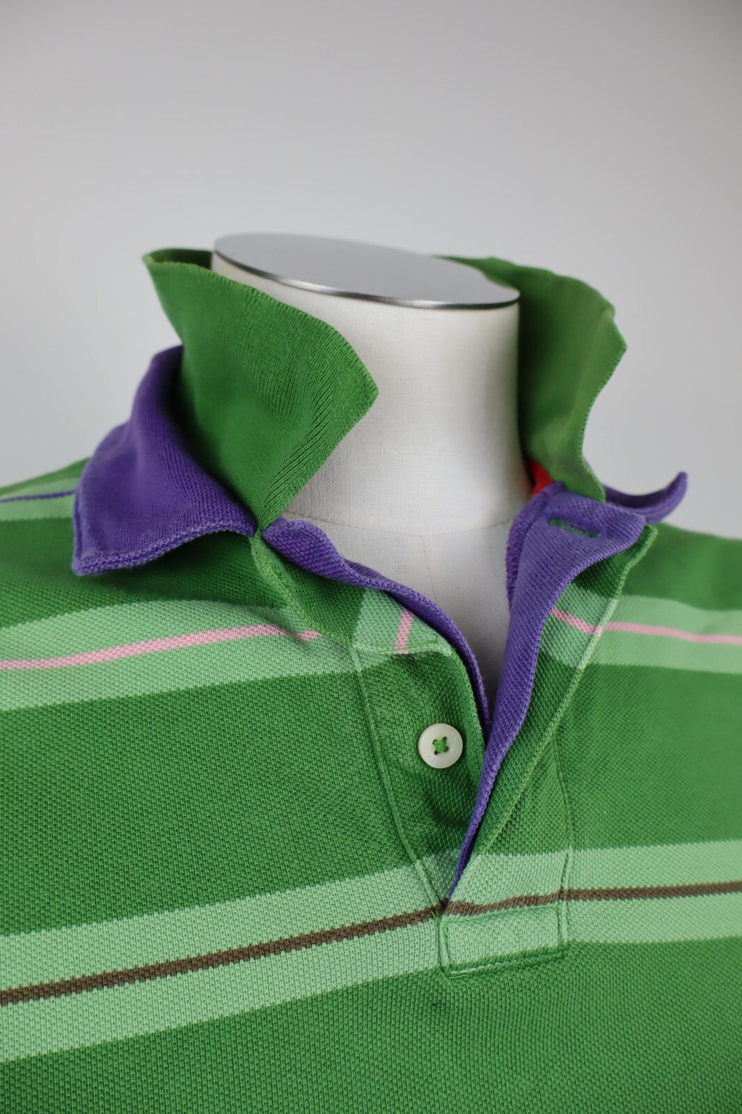 TOMMY HILFIGER POLO MAGLIA UOMO TG M SLIM MAN T-SHIRT CASUAL VINTAGE COTONE