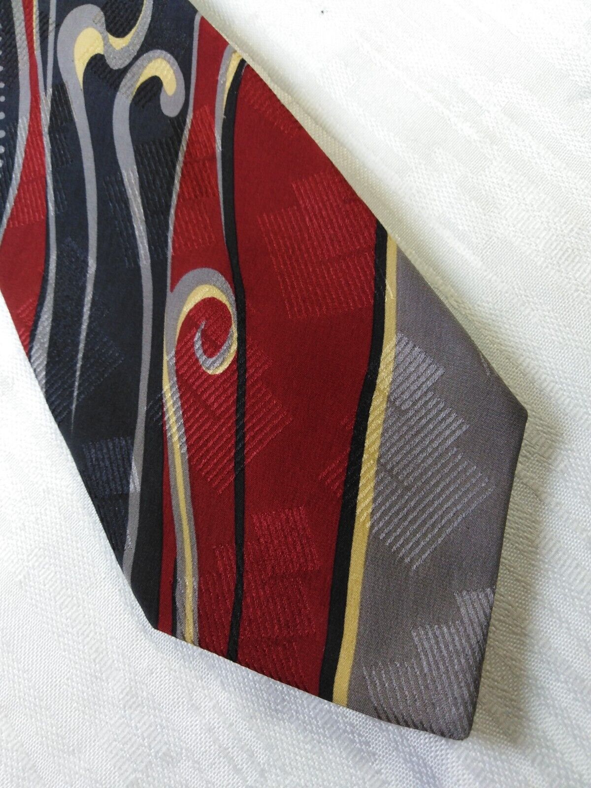 BYBLOS 100% SILK TIE SETA CRAVATTA NECKTIE MADE IN ITALIA CLASSIC