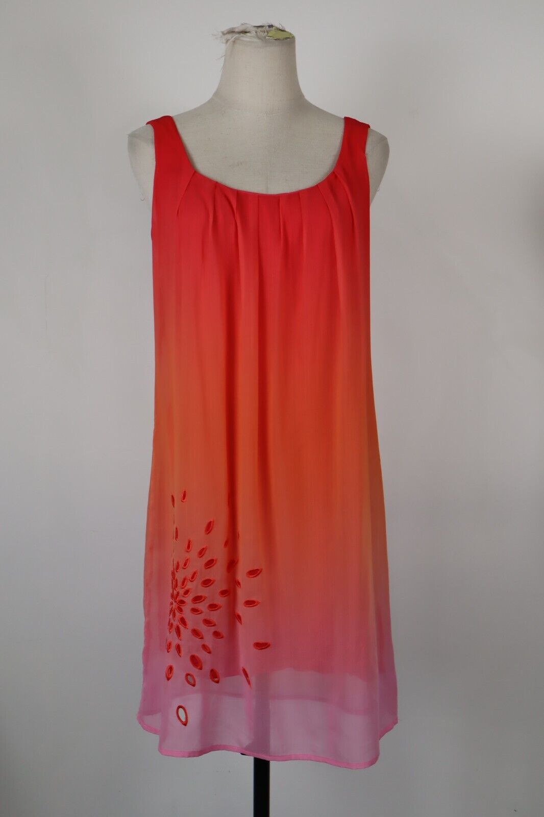 DESIGUAL VESTITO DONNA TG. 40 WOMAN CASUAL VINTAGE DRESS