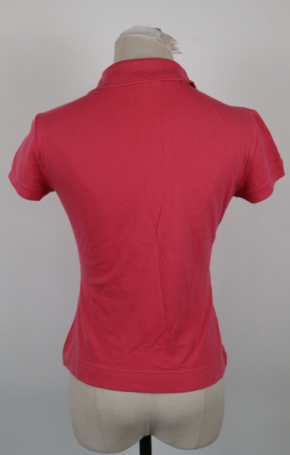 LACOSTE POLO MAGLIA DONNA COTONE TG. 38 WOMAN SHIRT CASUAL VINTAGE COTTON