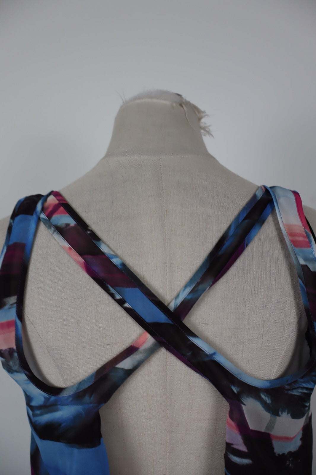 GUESS LOS ANGELES VESTITO ABITO DONNA TG. 38 / 2 WOMAN CASUAL VINTAGE DRESS