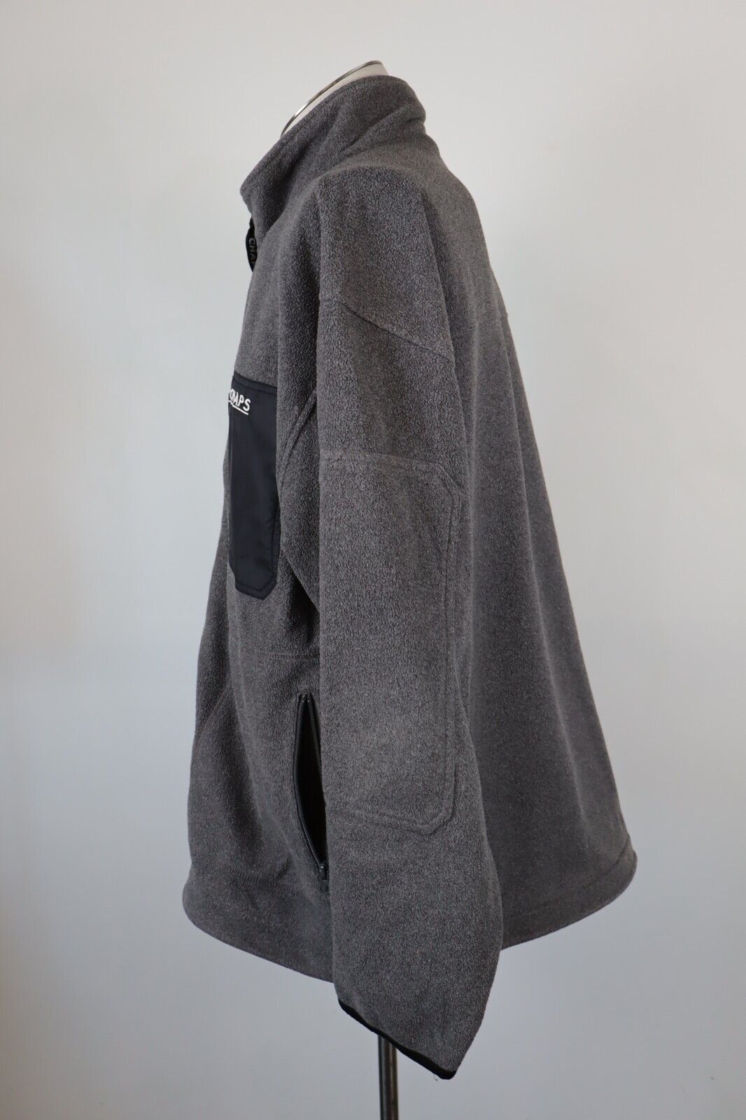 CHAPS FELPA CON ZIP JACKET UOMO Tg XL SPORT MAN SWEATSHIRT CASUAL VINTAGE