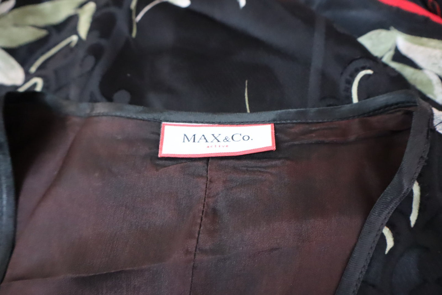 MAX&CO VESTITO SMANICATO DONNA ABITO TG 40 WOMAN CASUAL VINTAGE DRESS ADERENTE