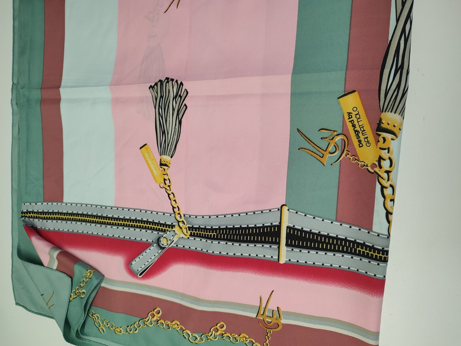 DESIGUAL BY GAI MATTIOLO FOULARD SCARVES SCARF RECTANGLE SETA MADE IN ITALY