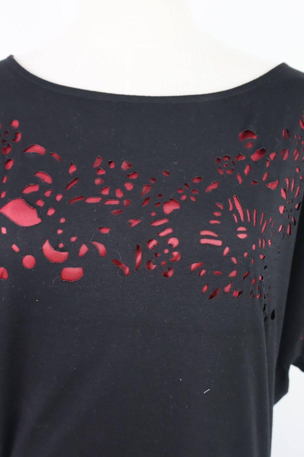 DESIGUAL MAGLIA DONNA TG. M WOMAN CASUAL VINTAGE T-SHIRT TOP VISCOSA