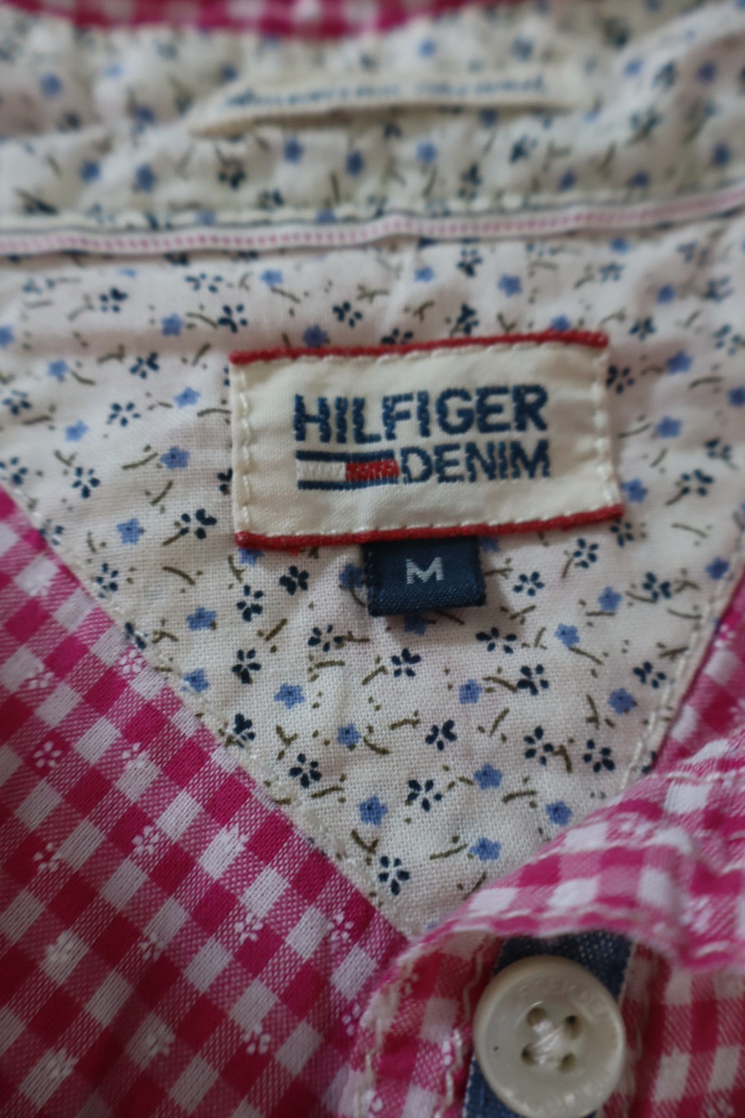 TOMMY HILFIGER CAMICIA DONNA TG M WOMAN SHIRT CASUAL VINTAGE COTONE COTTON
