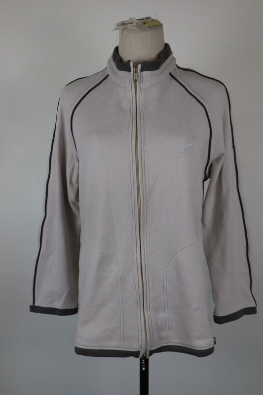 AUSTRALIAN FELPA CON ZIP DONNA Tg 46 WOMAN CASUAL VINTAGE JACKET SWEATSHIRT