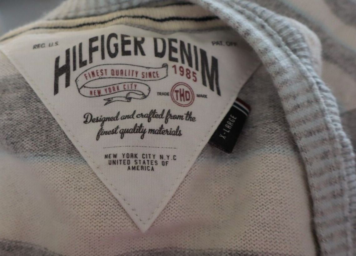 TOMMY HILFIGER MAGLIONE UOMO Tg. XL MAN SWEATER CASUAL VINTAGE COTONE LANA