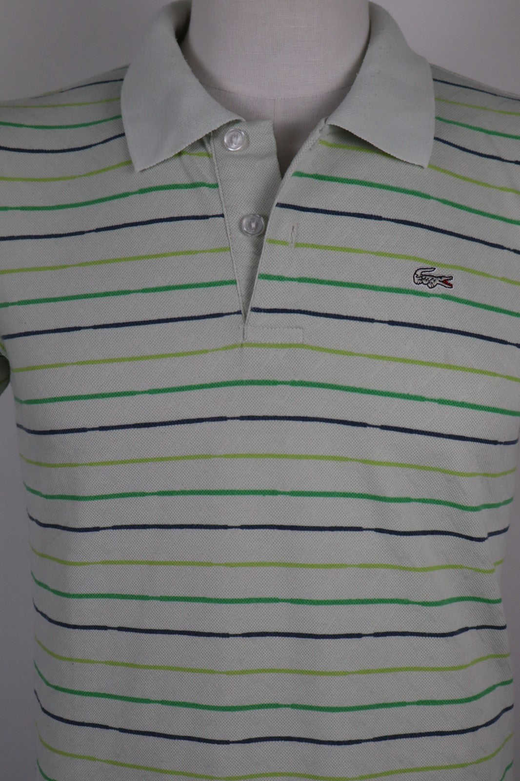 LACOSTE POLO MAGLIA UOMO COTONE TG. 3 MAN COTTON T-SHIRT CASUAL VINTAGE LOGO