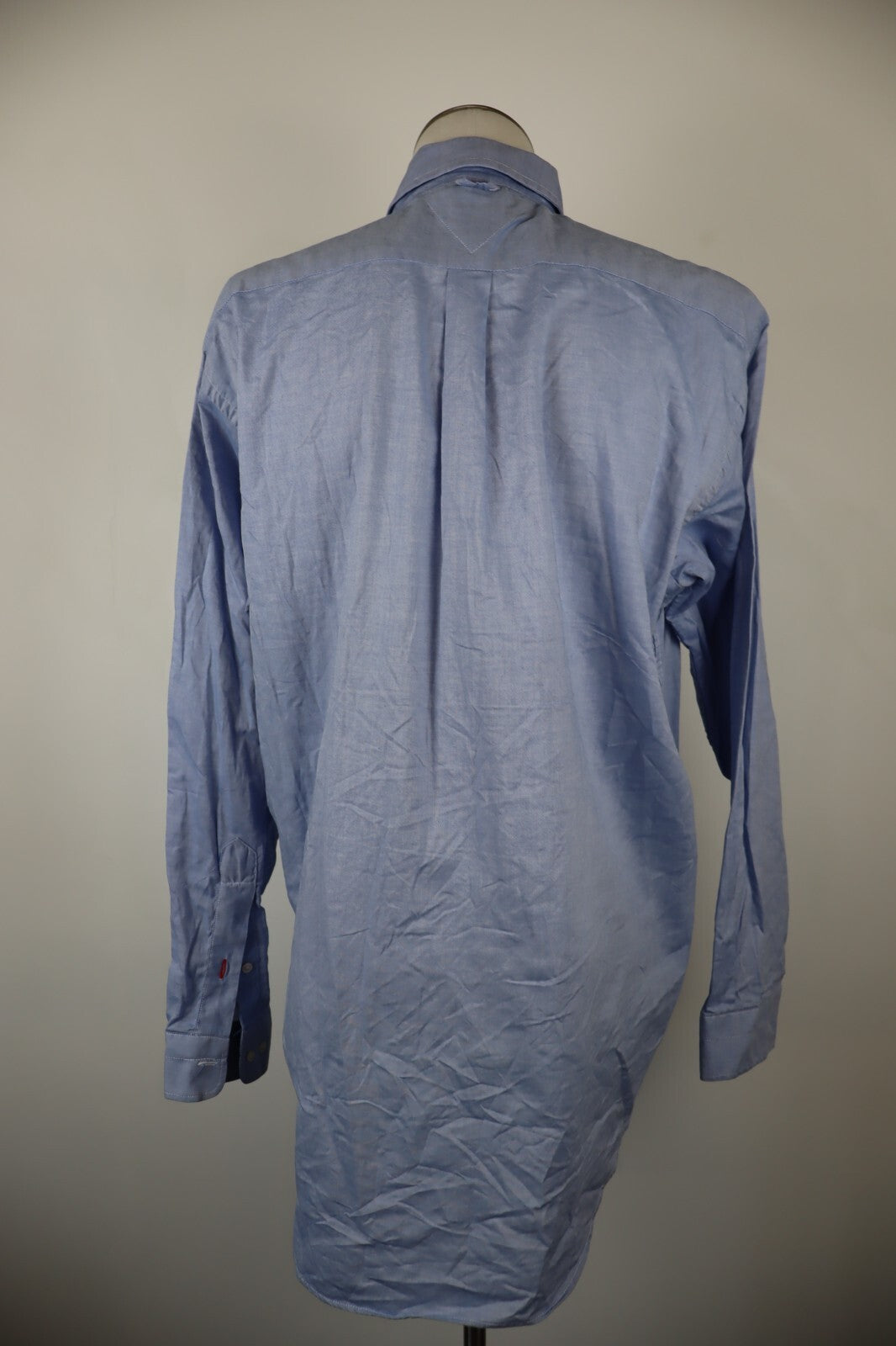 TOMMY HILFIGER CAMICIA UOMO TG. 17 MAN CASUAL SHIRT VINTAGE SHIRT COTONE COTTON