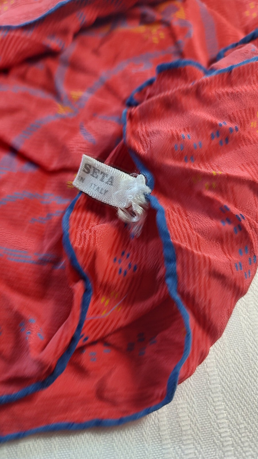 FOULARD 100% SILK SETA SCARVES SCARF SQUARE MADE IN ITALY